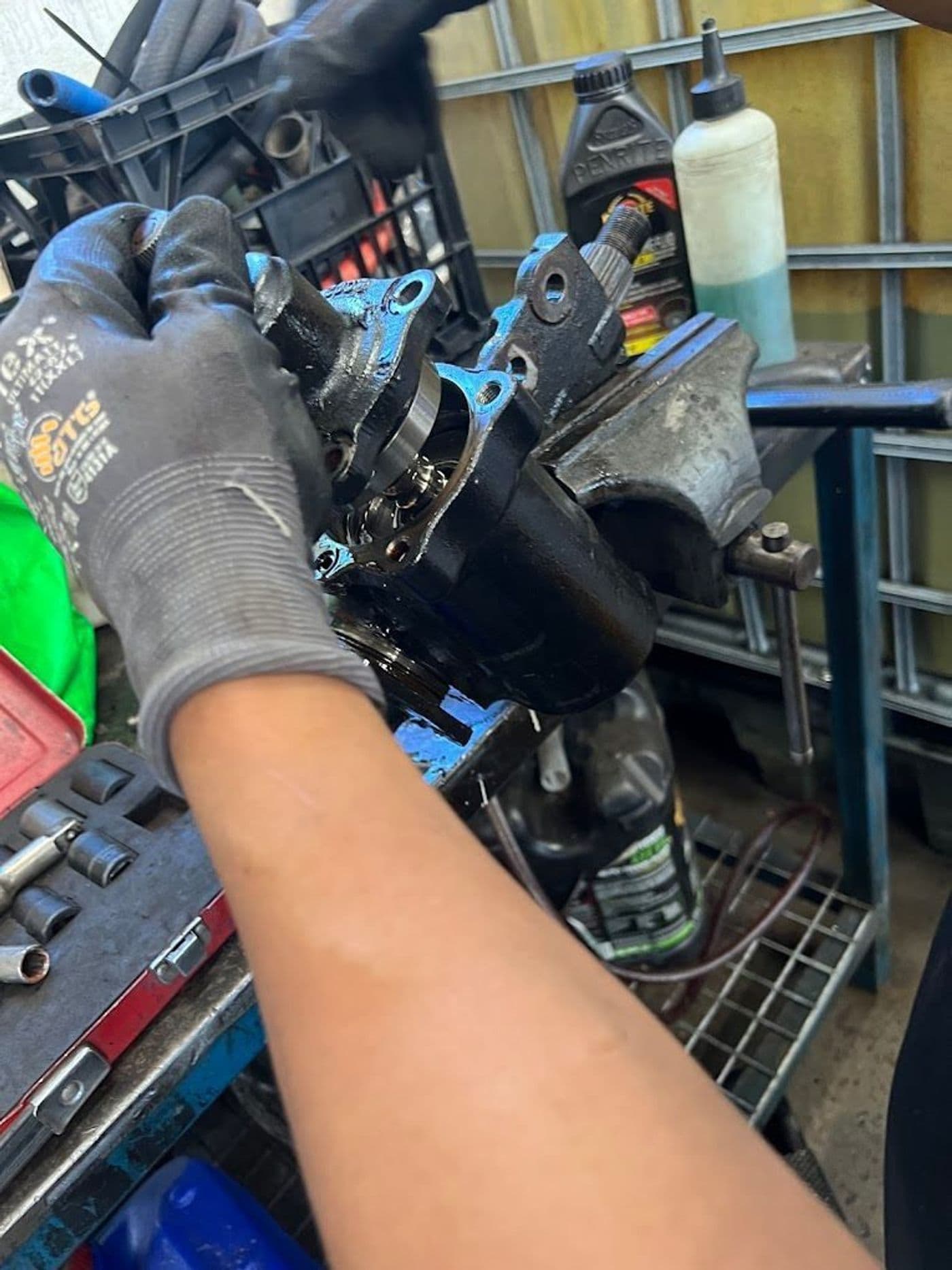 Hands-on work at the Doletin Mechanical workshop